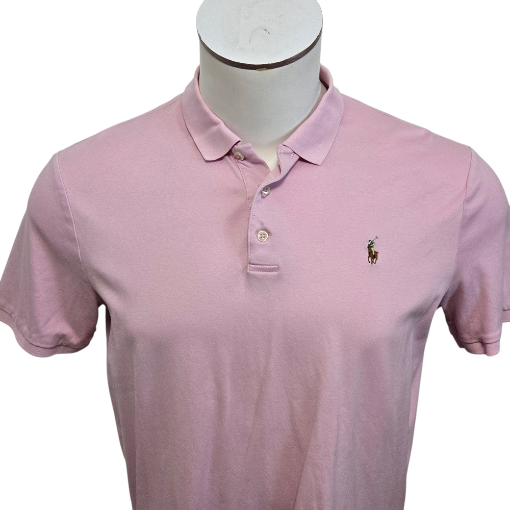 Polo Ralph Lauren Classic Fit Nude Pony Shirt, Pink, Men's Large